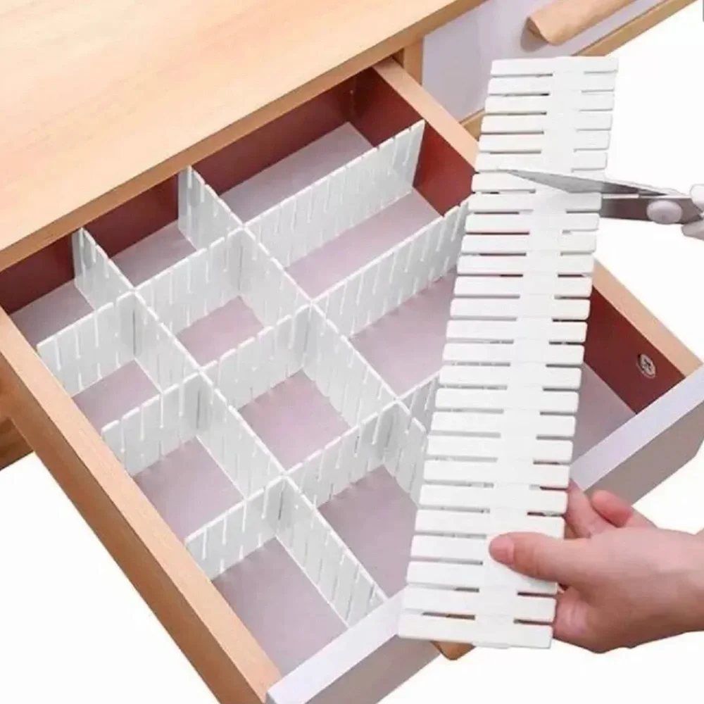 New Drawer Organizers White Set of 2
